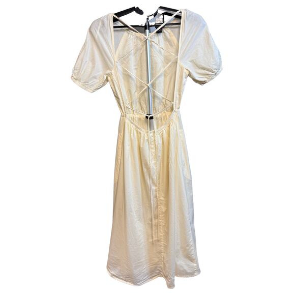 Pamela Love x RTR Cream Embroidered Midi Dress - Size Small - Picture 5 of 5